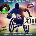 Match Rugby XIII Para Fauteuil