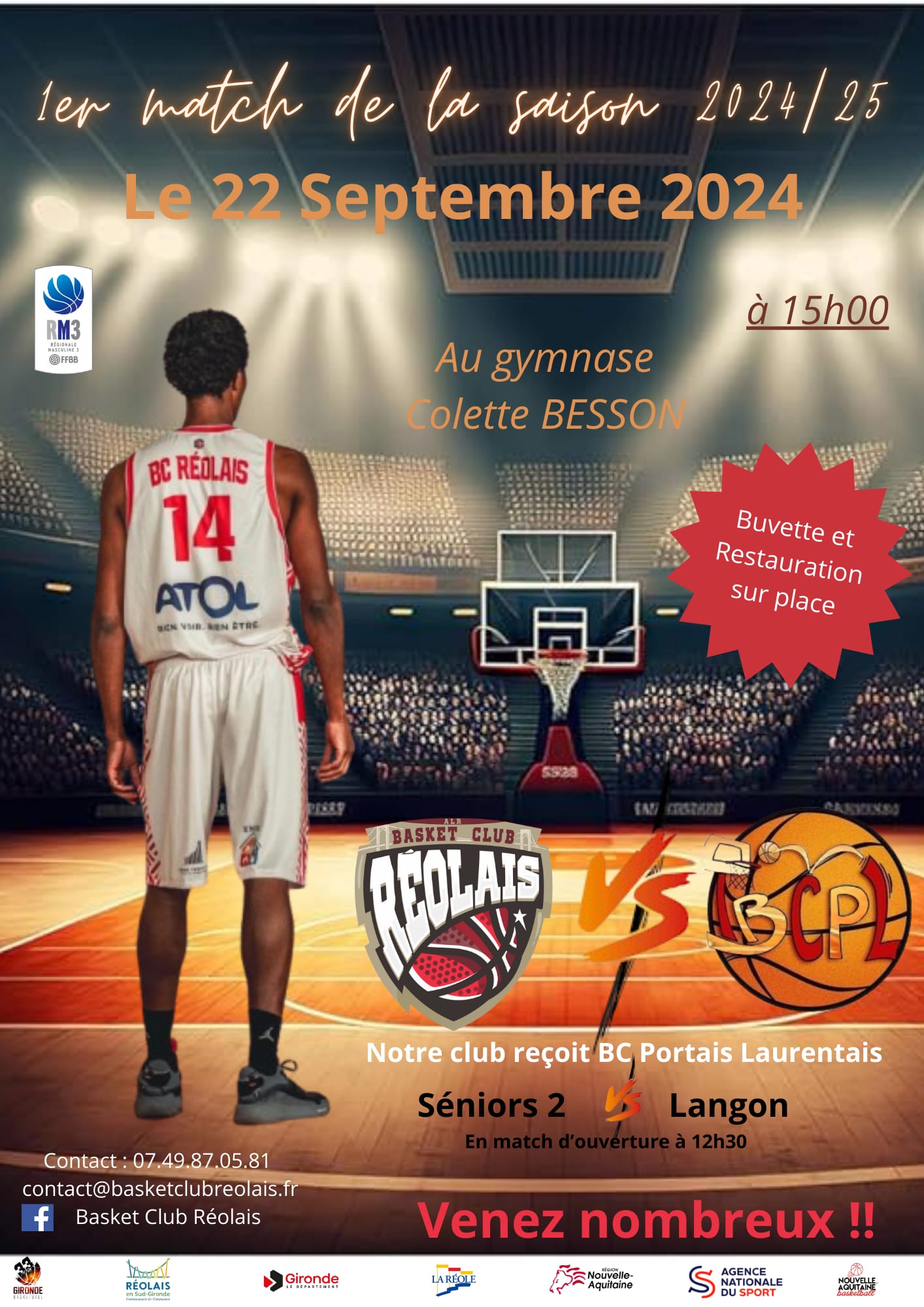 🎉 Lancement de la saison seniors : deux matchs explosifs à ne pas manquer ! 🏀🔥