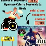 Initiation rugby XIII para fauteuil