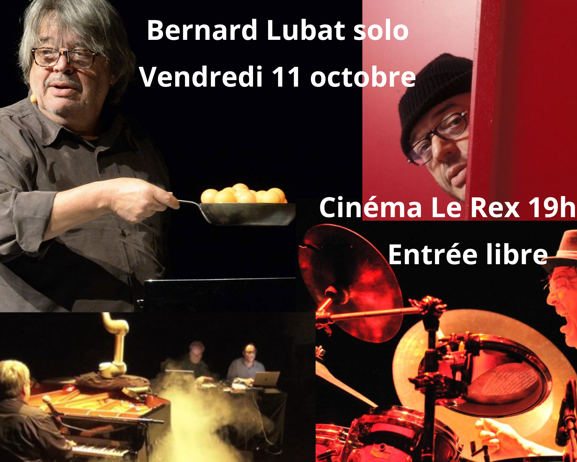 Théâtre concert : Bernard Lubat Solo