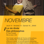 Théâtre : La vie rêvée des philosophes